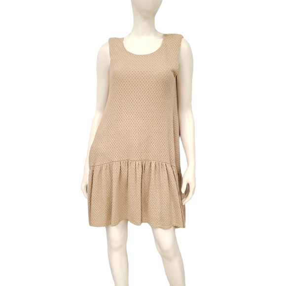 FREE PEOPLE Oatmeal Knit Summer Dress size small - Picture 3 of 8